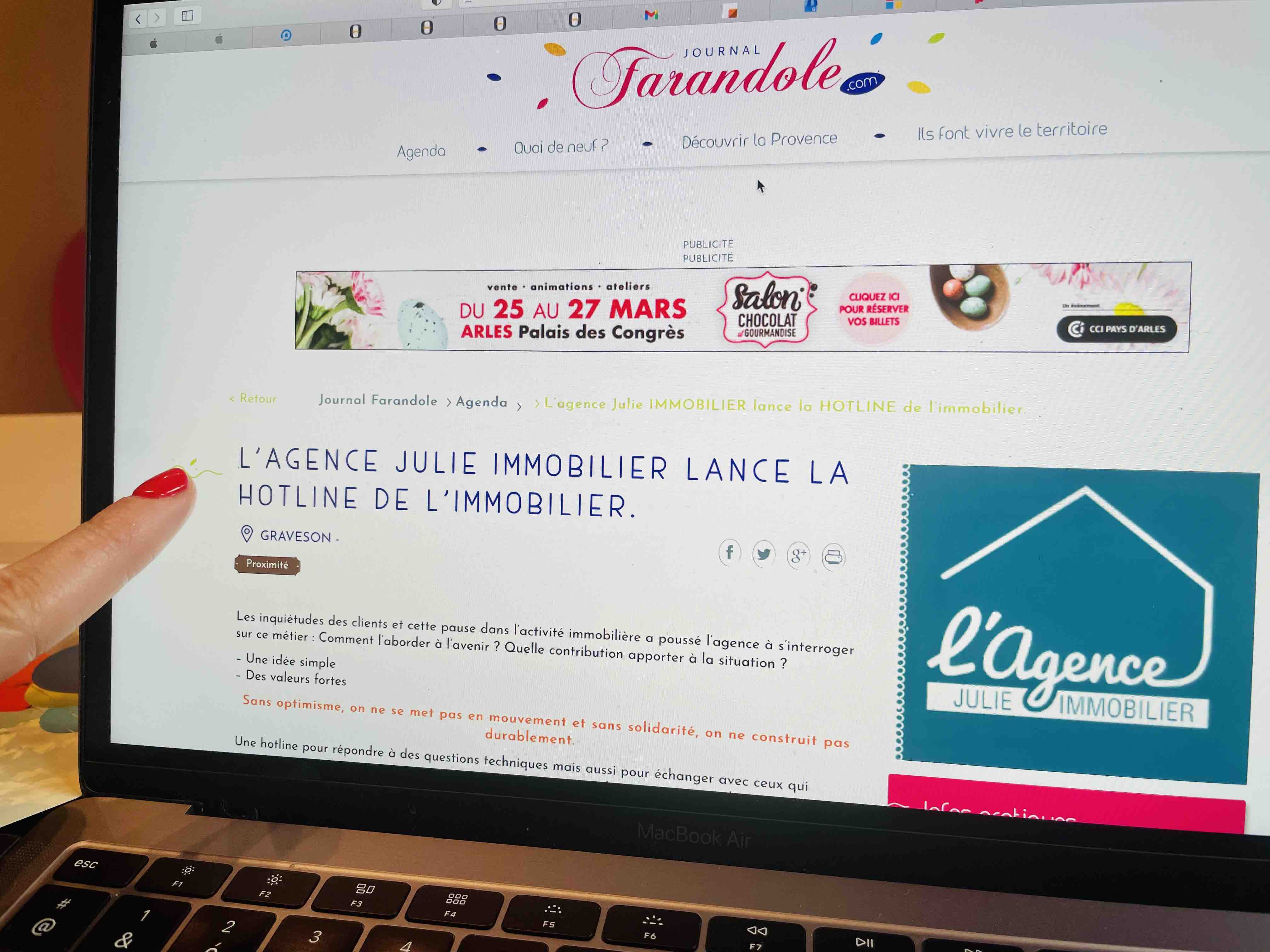 L'actu de l'agence ! | Julie Immobilier